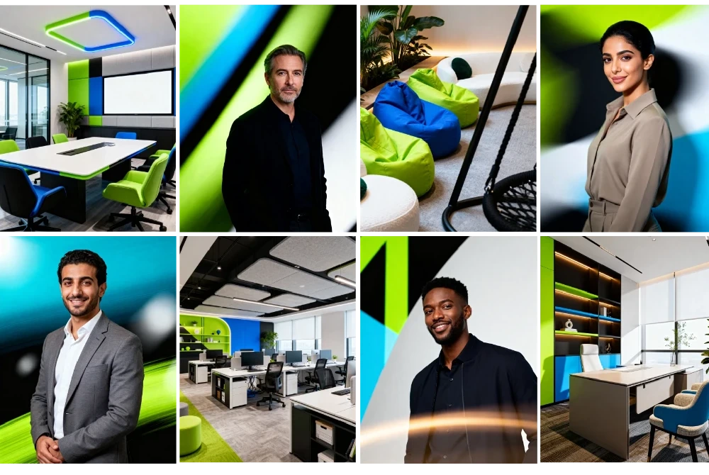 Inside OTB — offices, studio spaces and team portraits